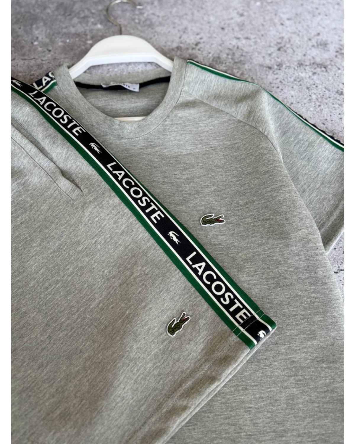 Комплект Lacoste сірий