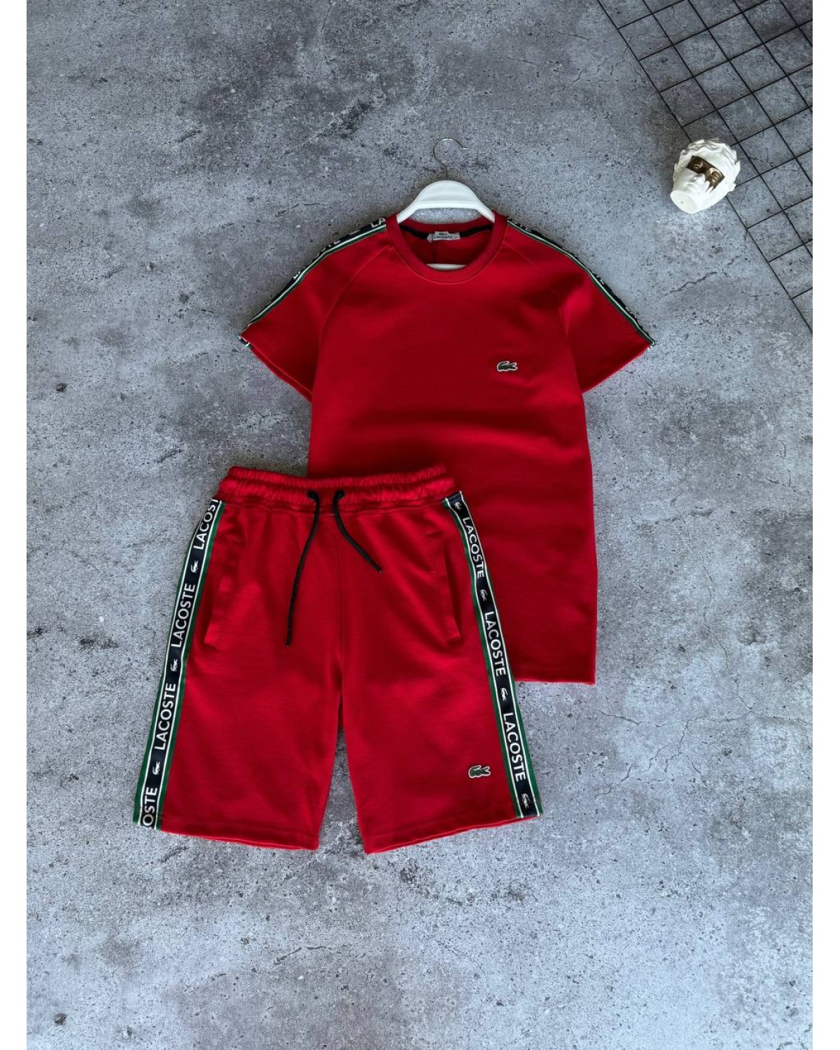Комплект Lacoste червоний
