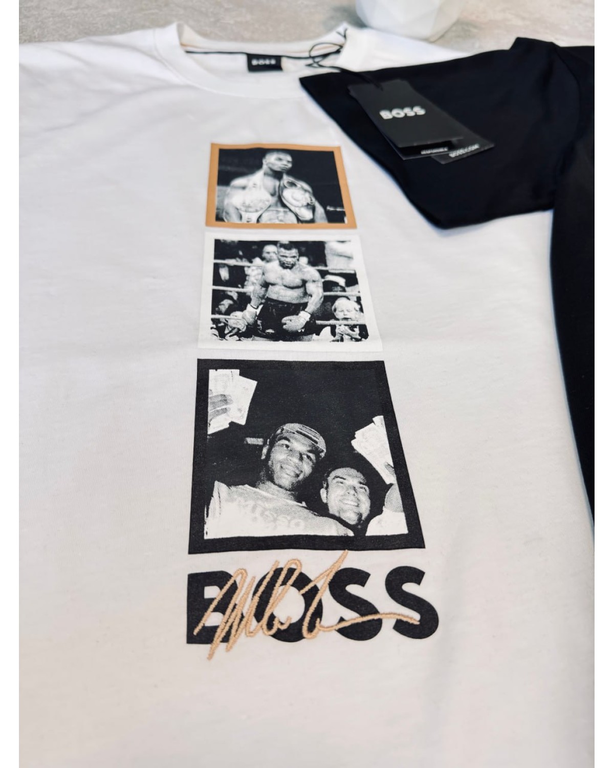 Футболка Boss x Mike Tyson біла