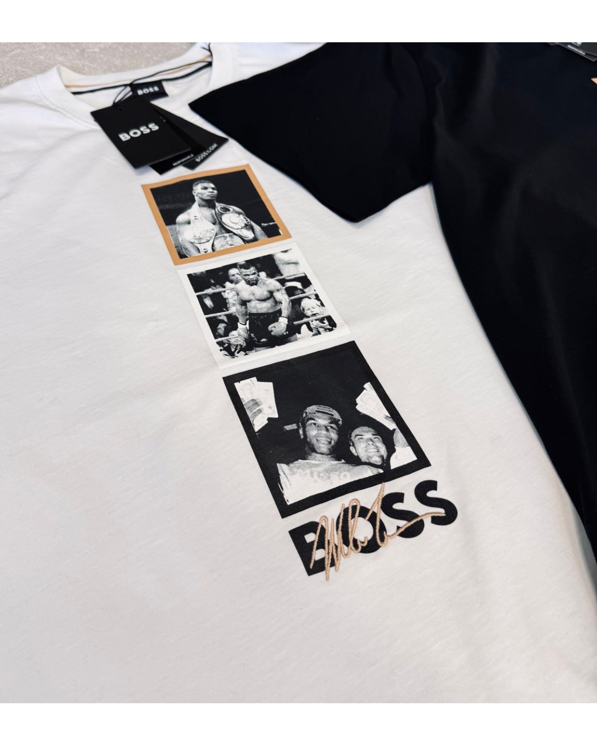 Футболка Boss x Mike Tyson біла