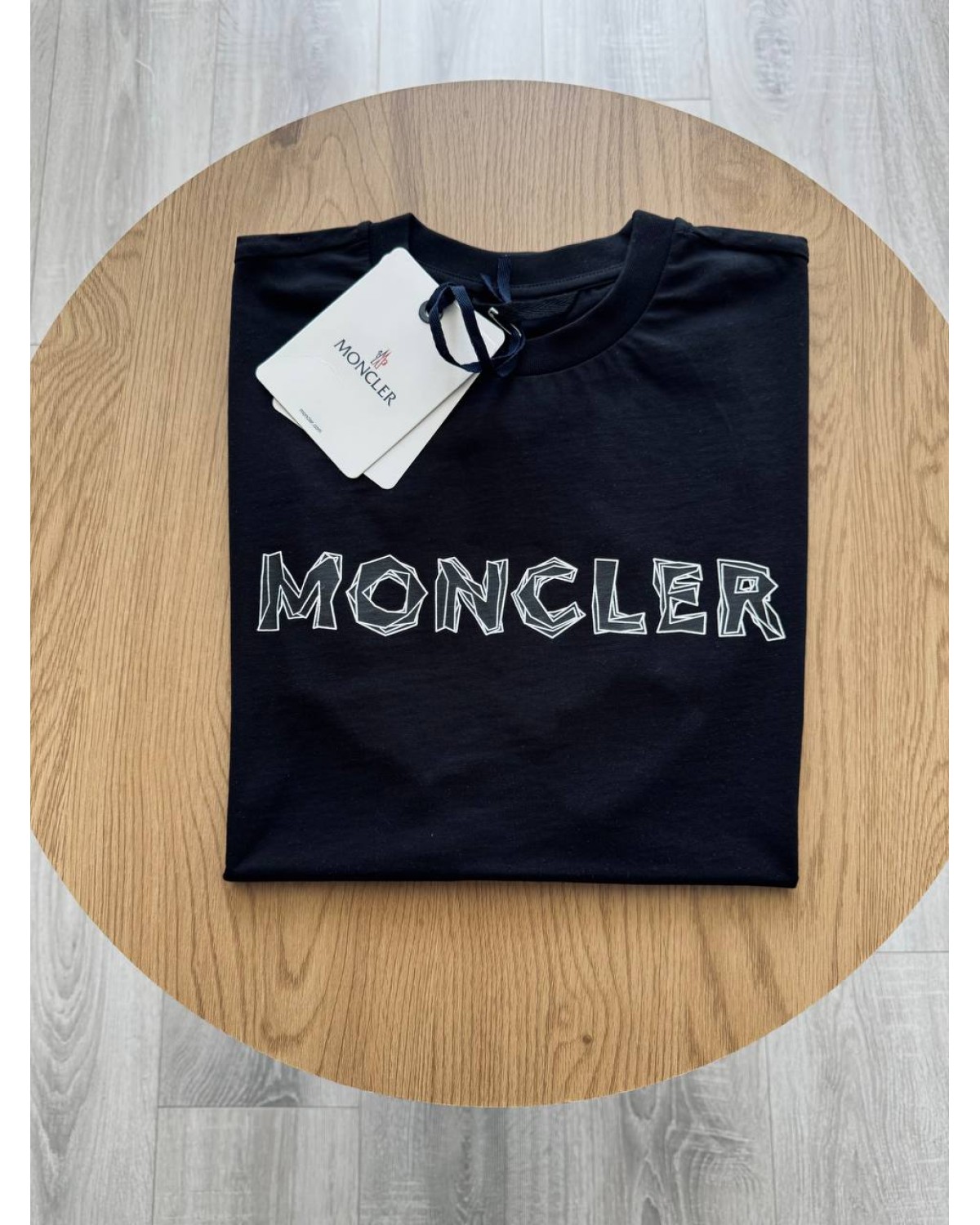 Футболка Moncler чорна