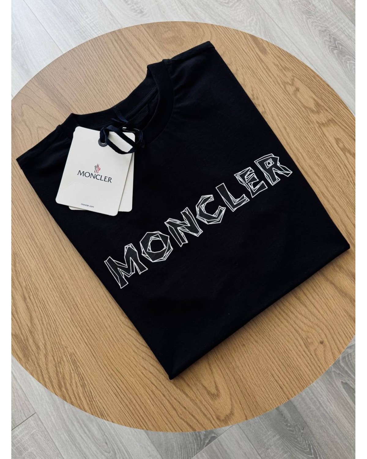 Футболка Moncler чорна