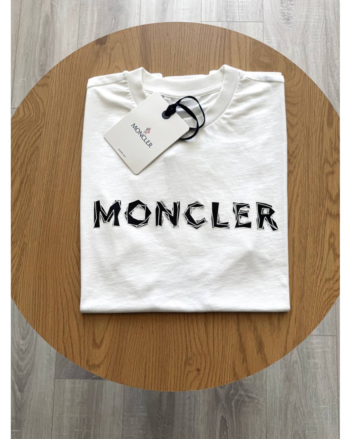 Футболка Moncler  біла