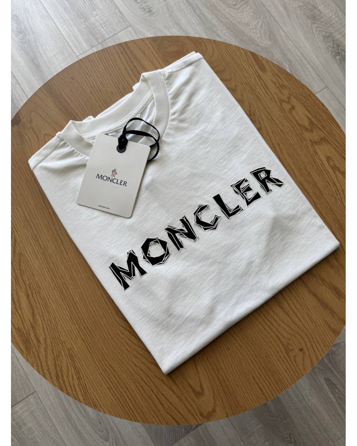 Футболка Moncler  біла