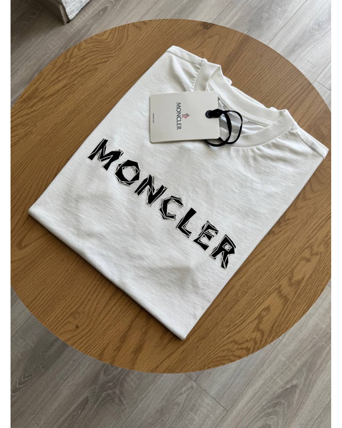 Футболка Moncler  біла