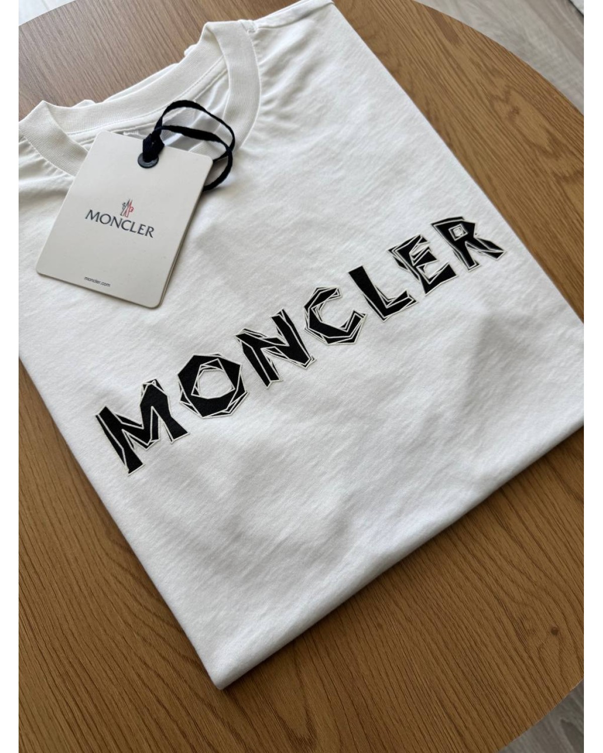 Футболка Moncler  біла