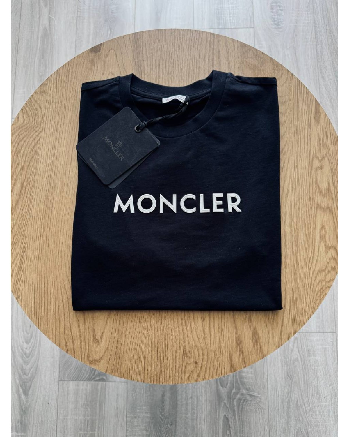 Футболка Moncler чорна