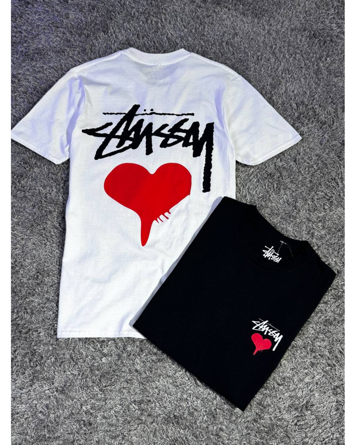 Футболка Stussy Heart Logo