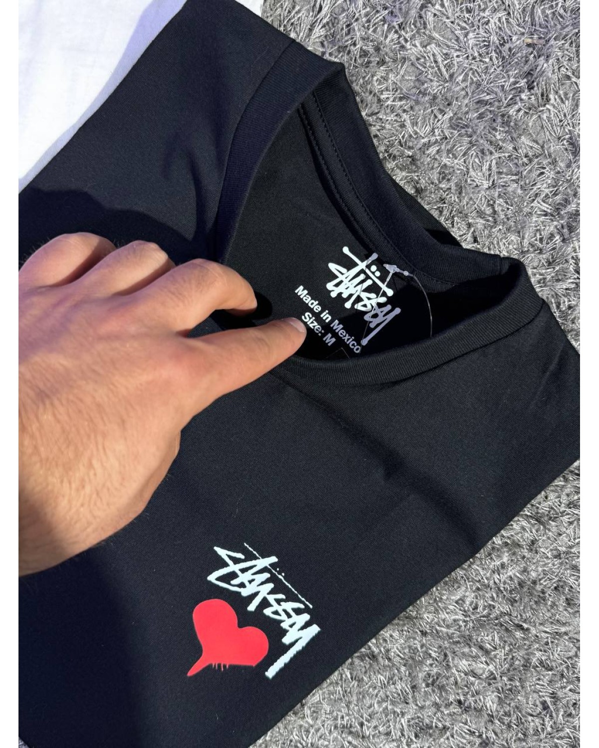 Футболка Stussy Heart Logo