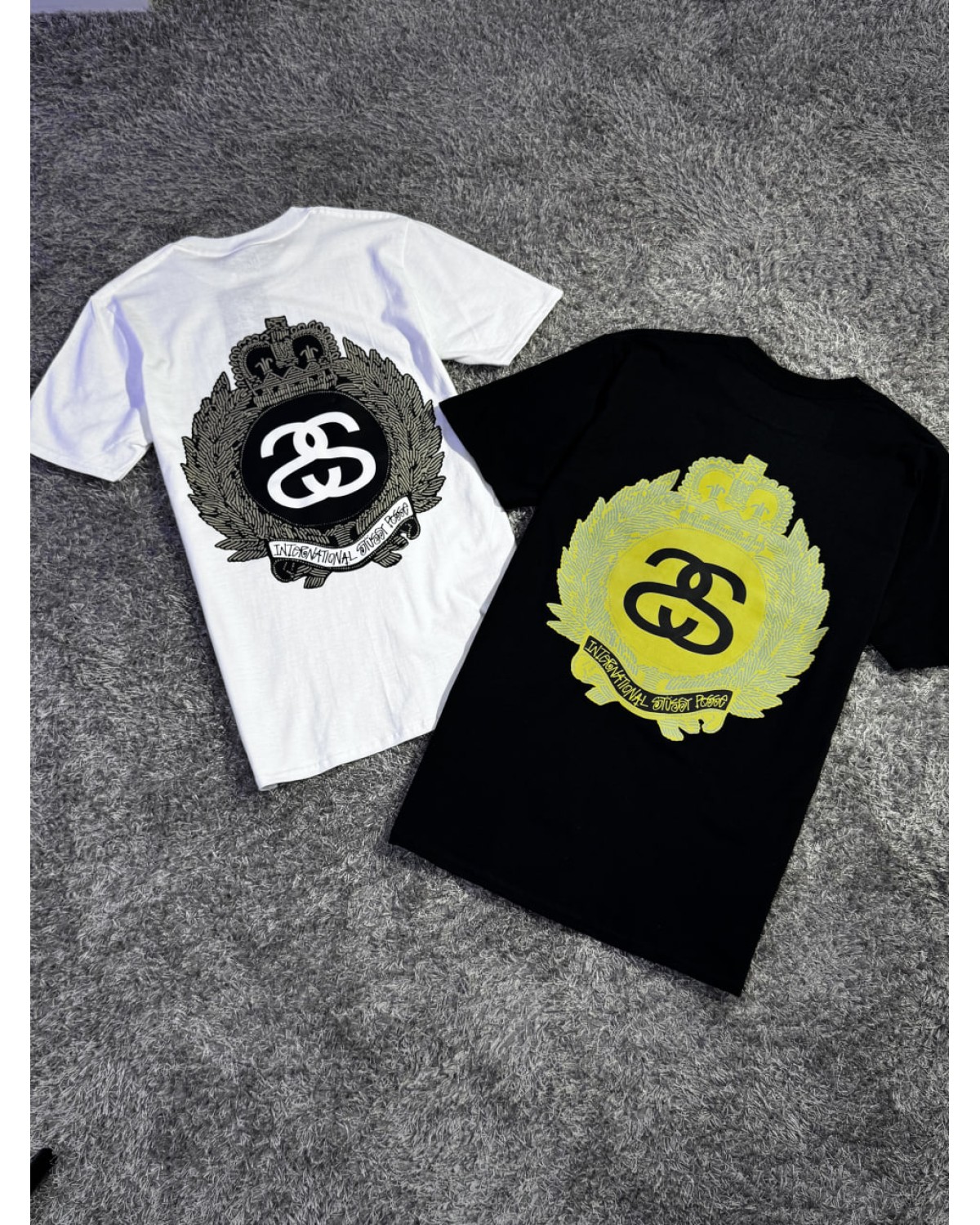 Футболка Stussy Crown Logo чорна
