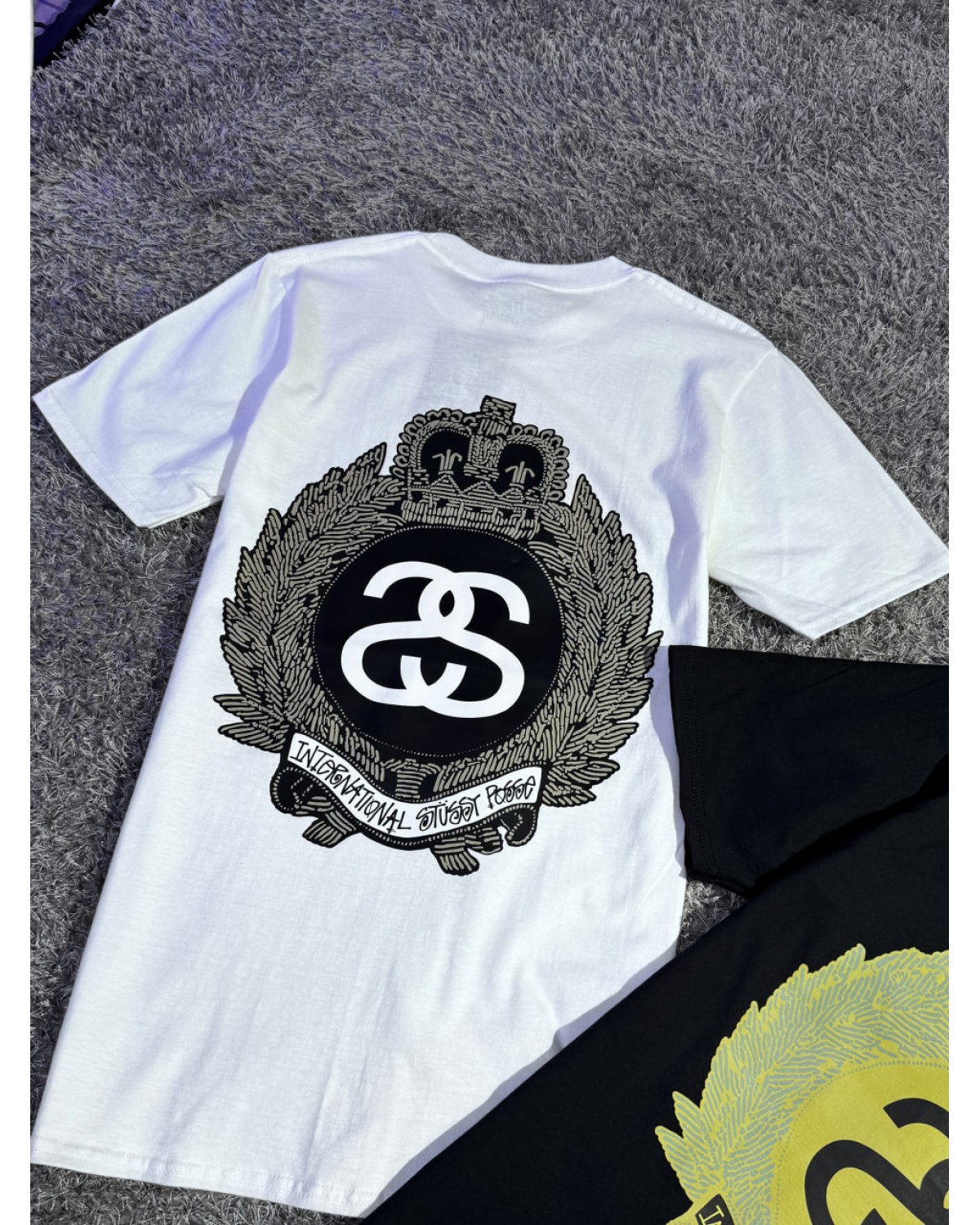 Футболка Stussy Crown Logo чорна