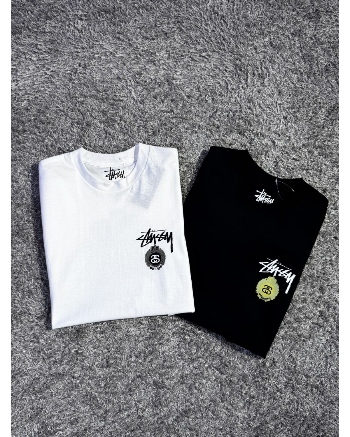 Футболка Stussy Crown Logo чорна