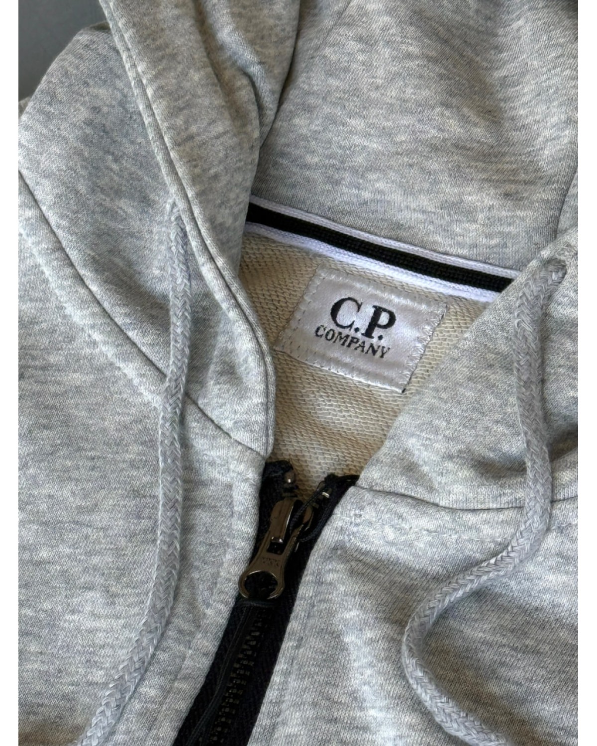 Зіп - худі C.P. Company сіре - меланж