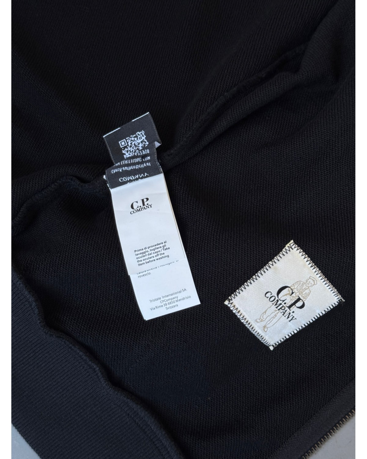 Зіп - худі C.P. Company чорне