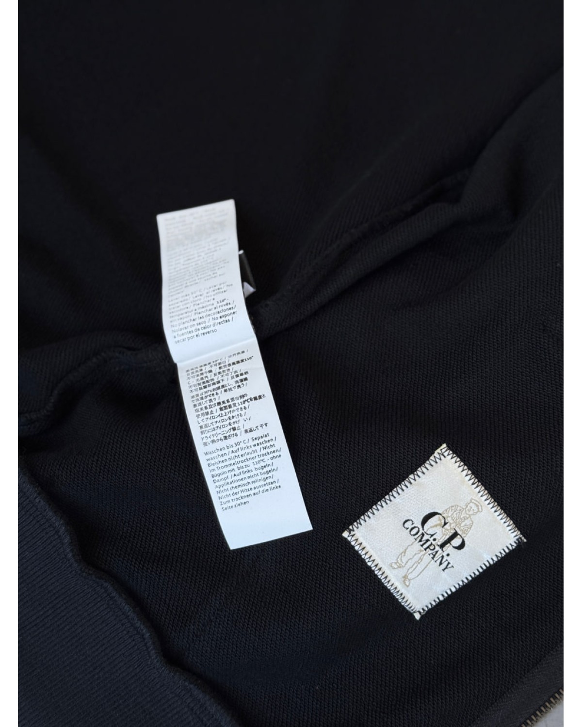 Зіп - худі C.P. Company чорне