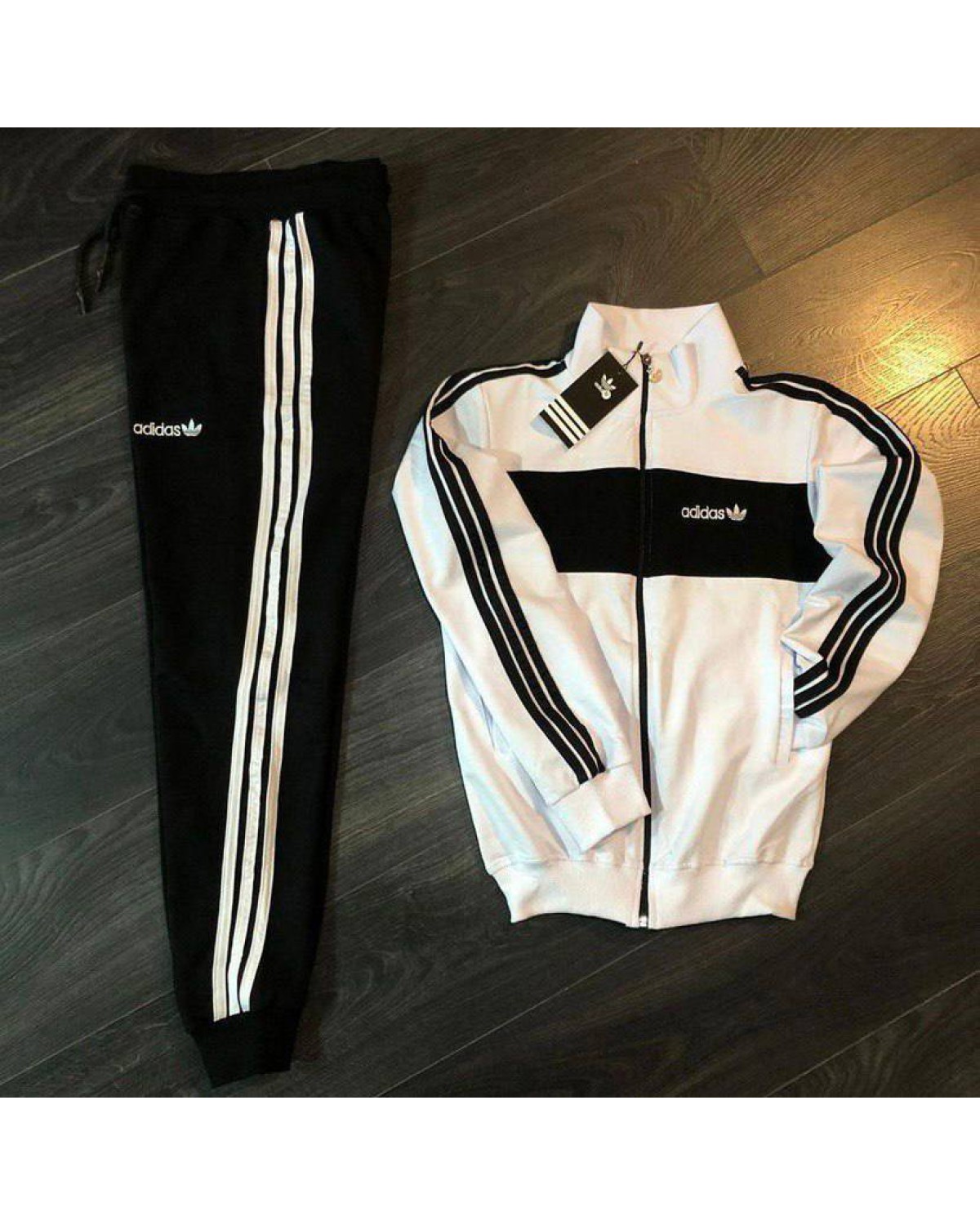 Костюм Adidas чорно - білий