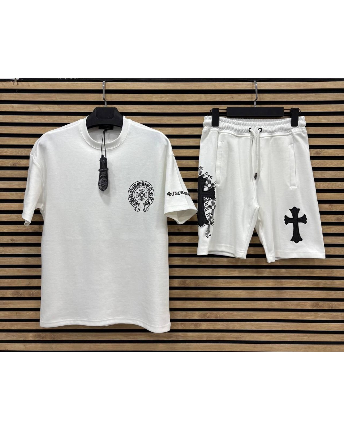 Комплект Chrome Hearts білий