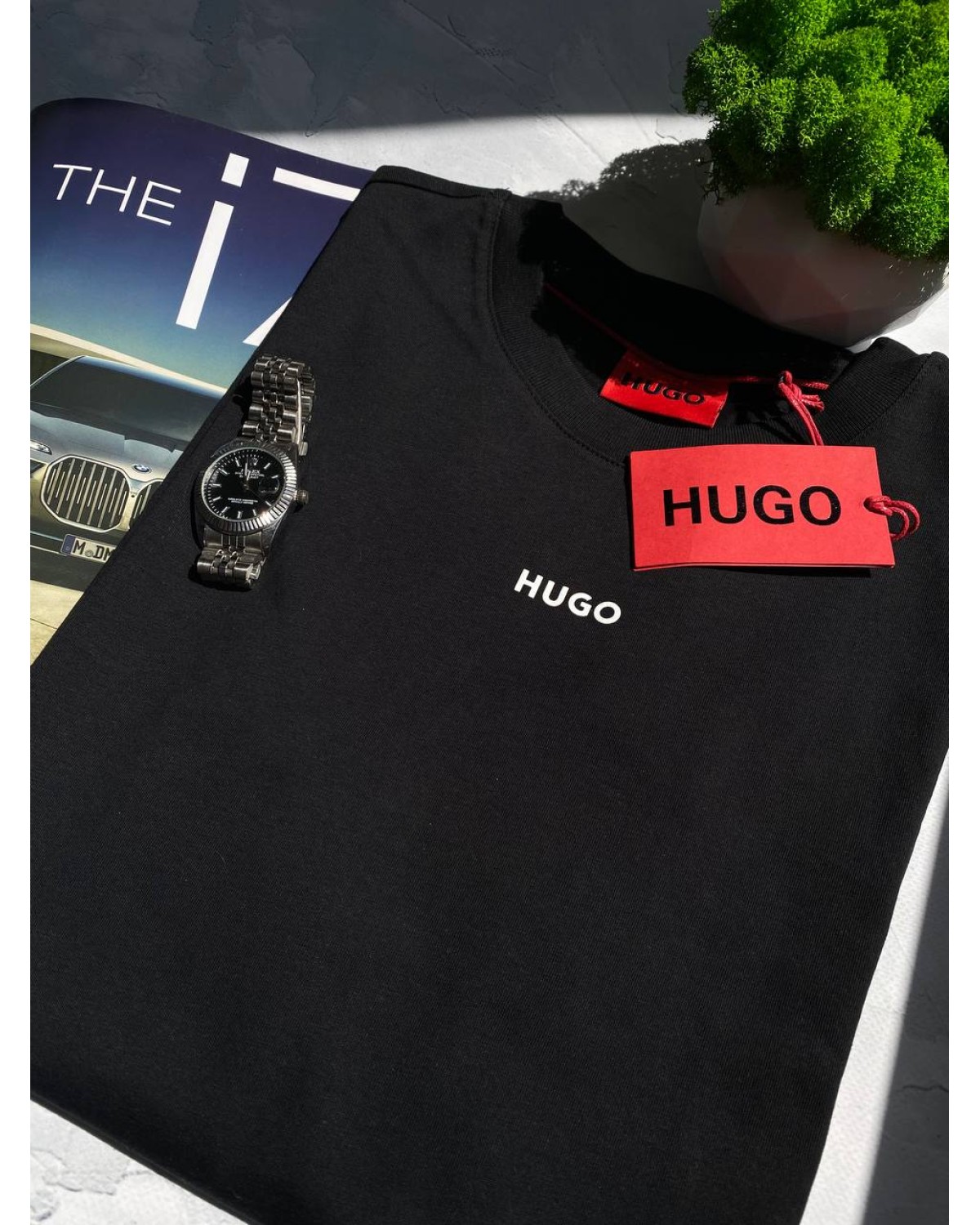 Футболка Hugo Boss чорна