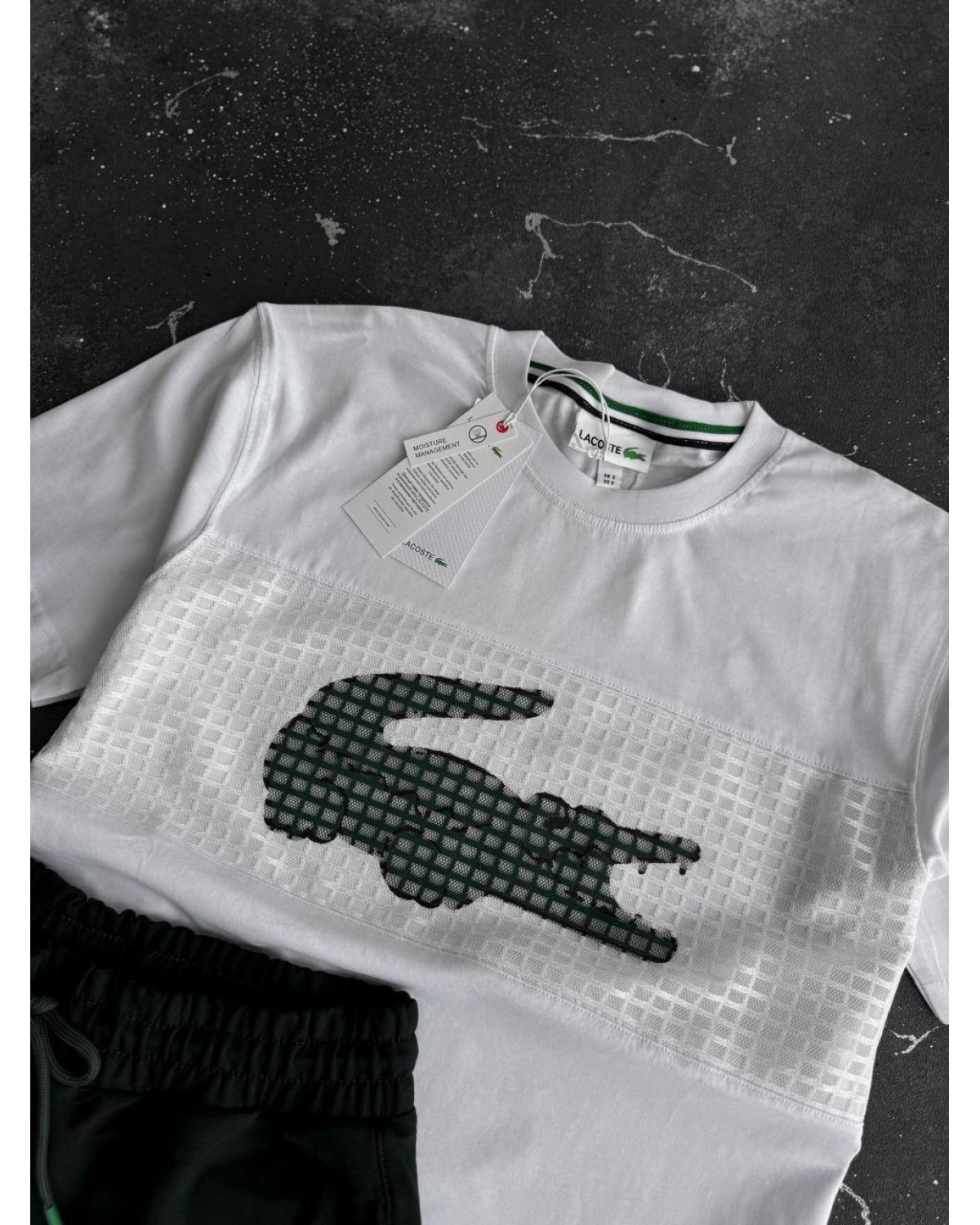 Комплект Lacoste чорно - білий