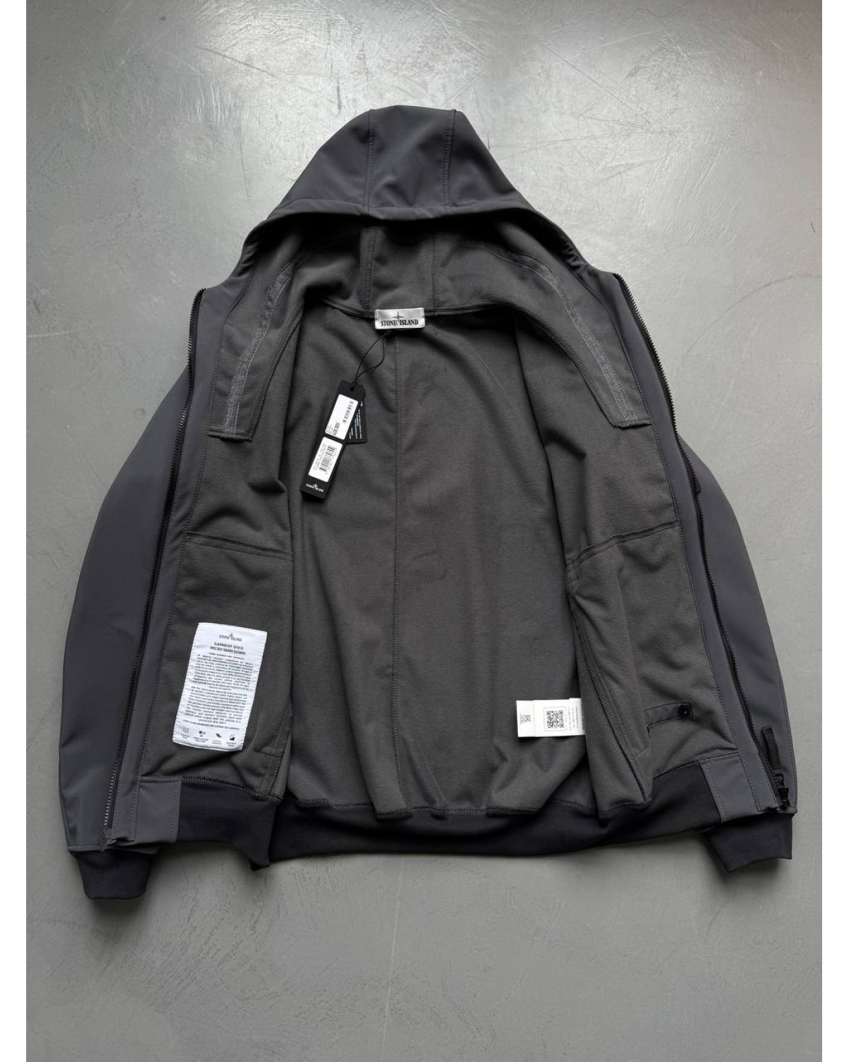 Куртка Stone Island Light Soft Shell-r сіра