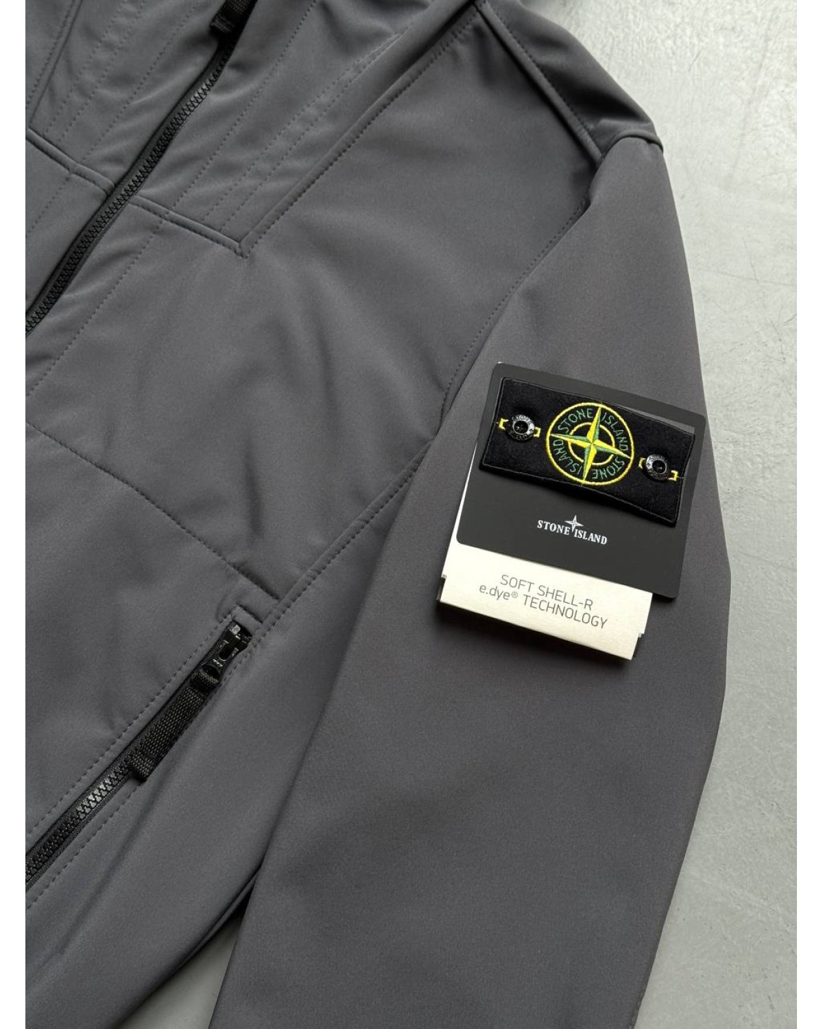Куртка Stone Island Light Soft Shell-r сіра