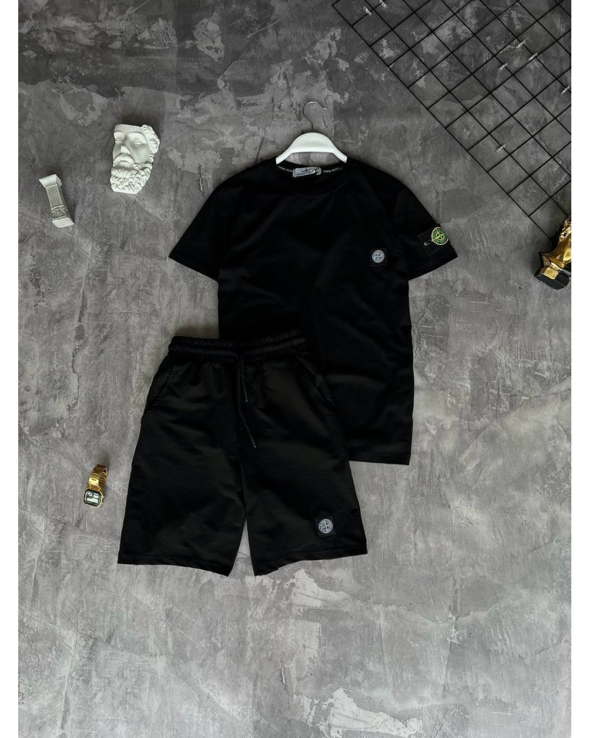 Комплект Stone Island чорний