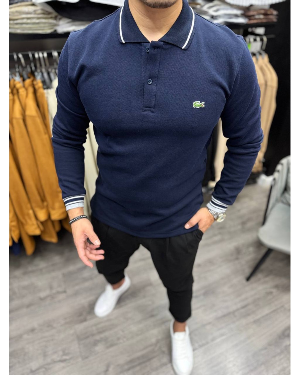 Світшот Lacoste синій
