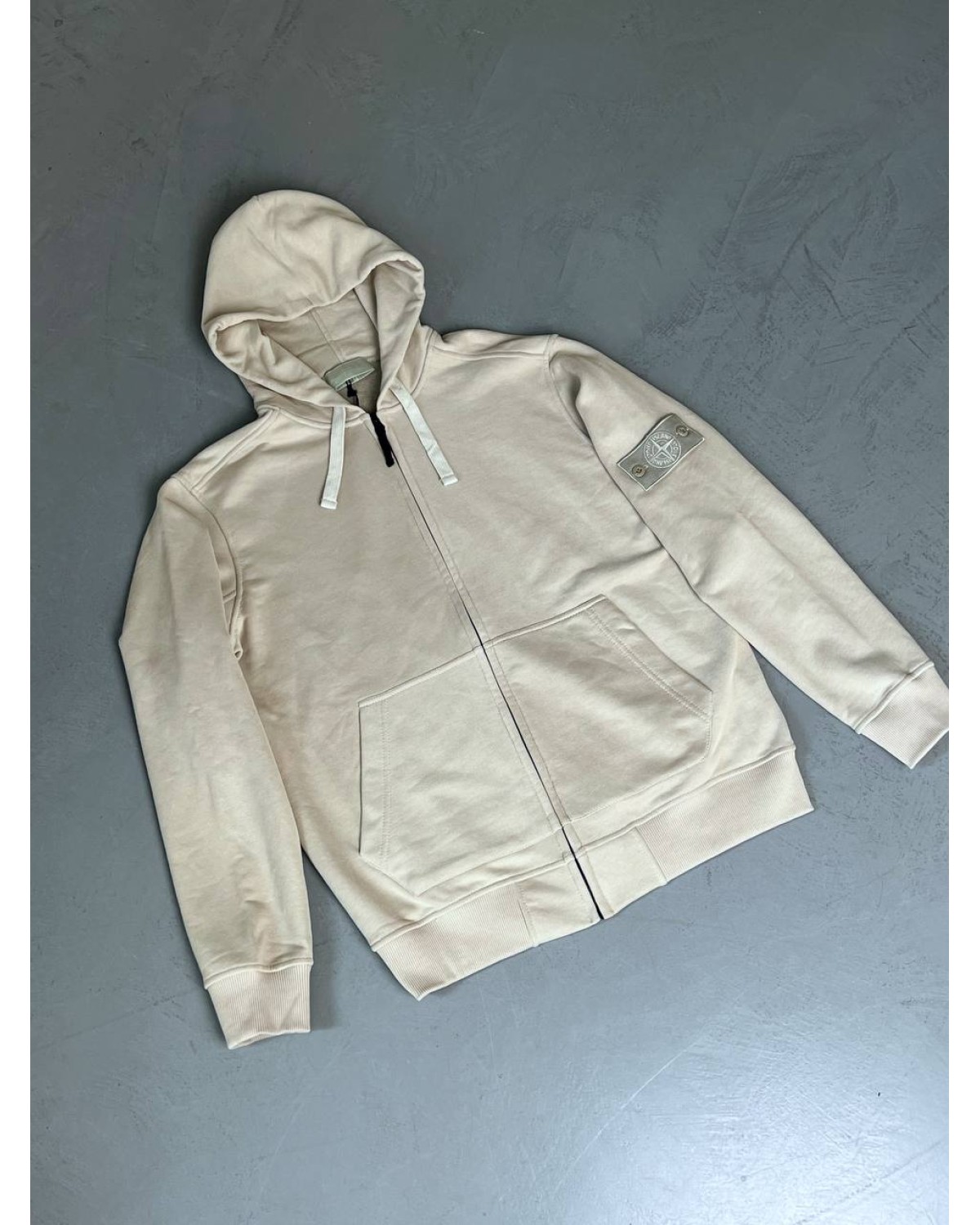 Зіп - худі Stone Island бежевий