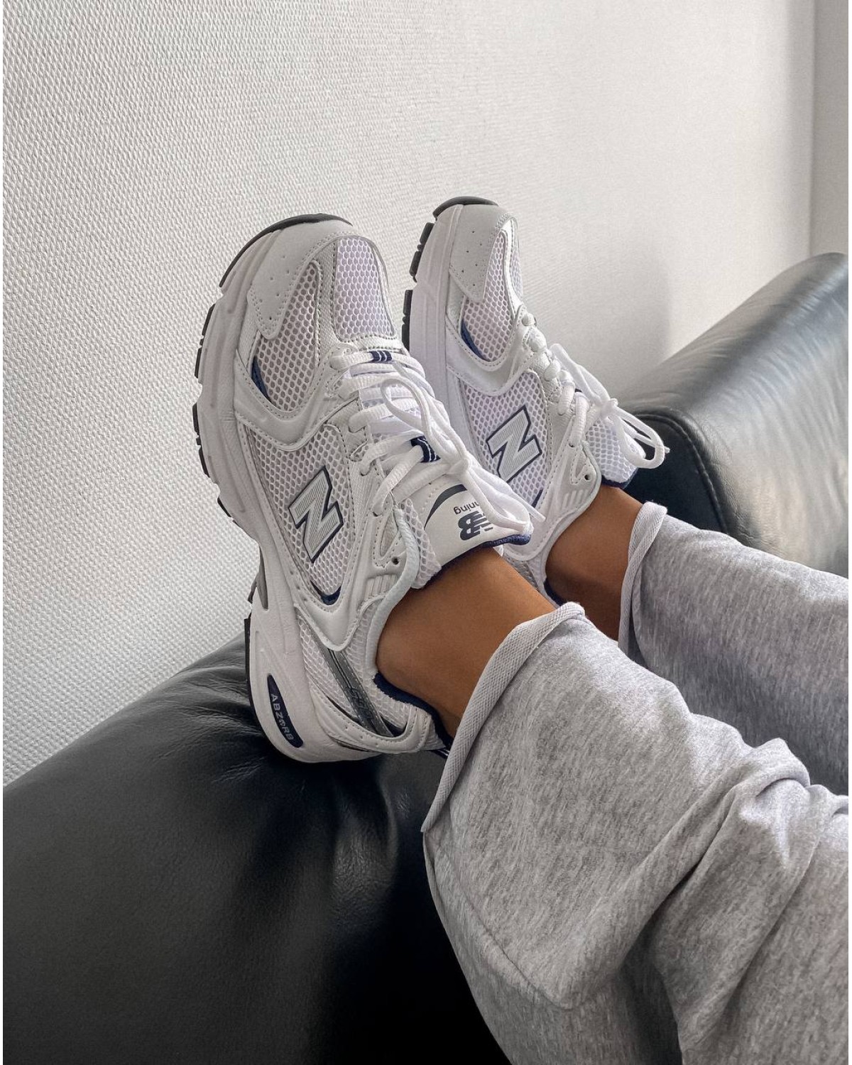 New Balance 530 White Silver Blue