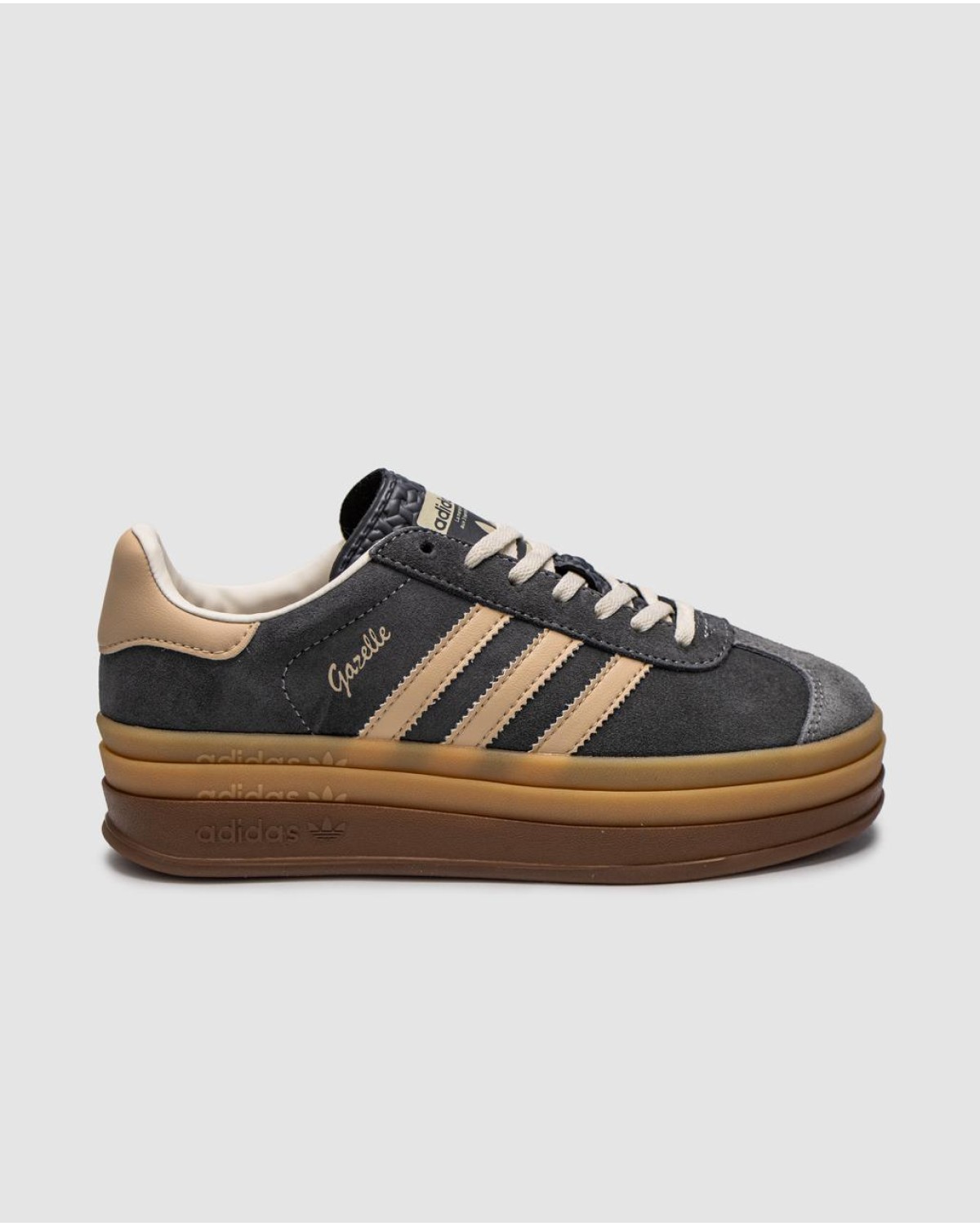 Adidas Gazelle Bold Grey Magic Beige Gum