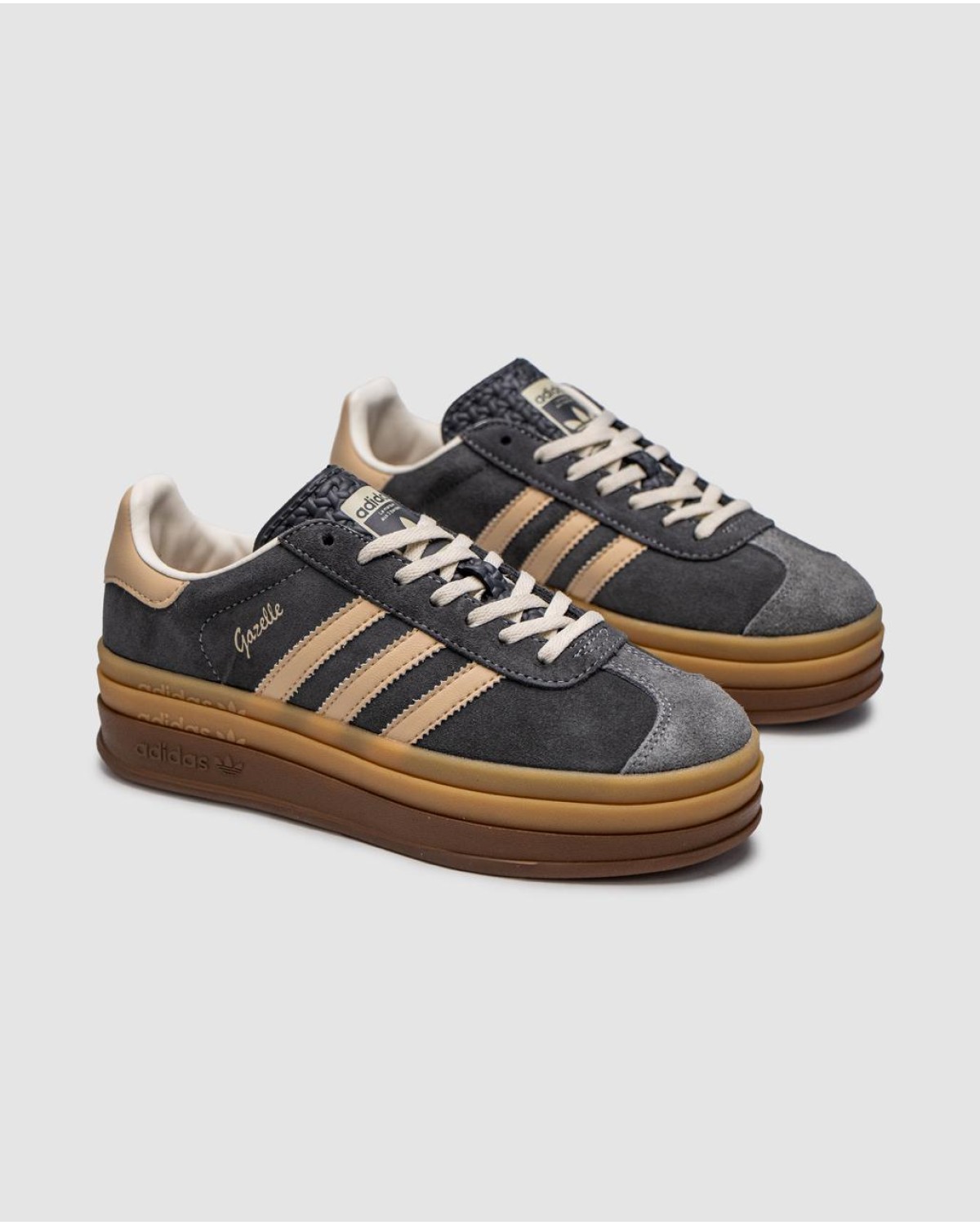 Adidas Gazelle Bold Grey Magic Beige Gum