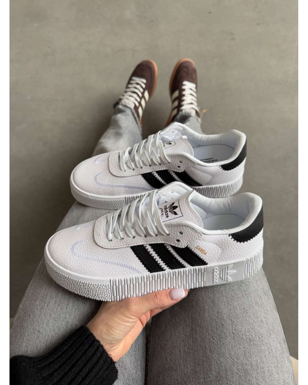 Adidas Samba White