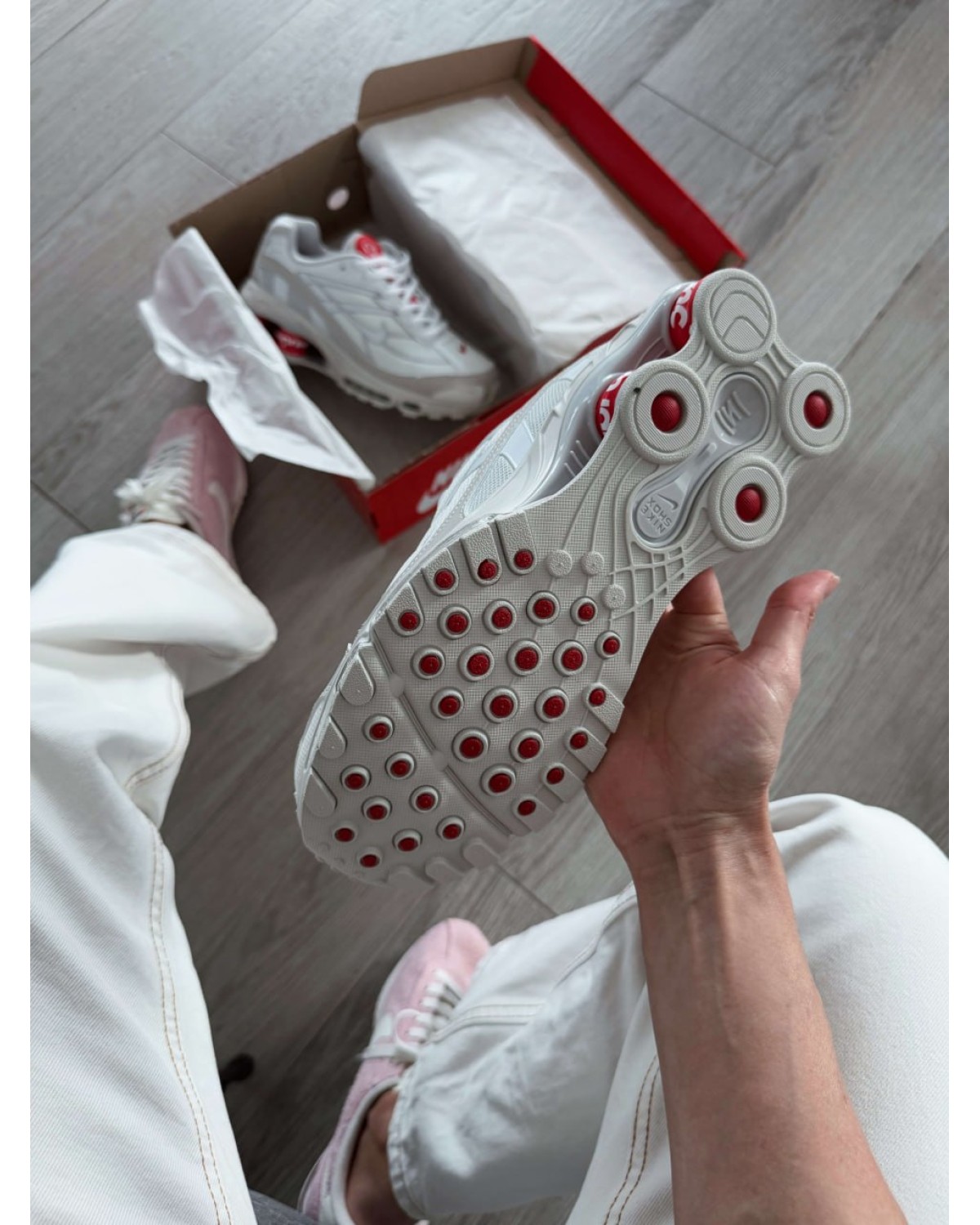 Nike Supreme x Shox Ride 2 'White'