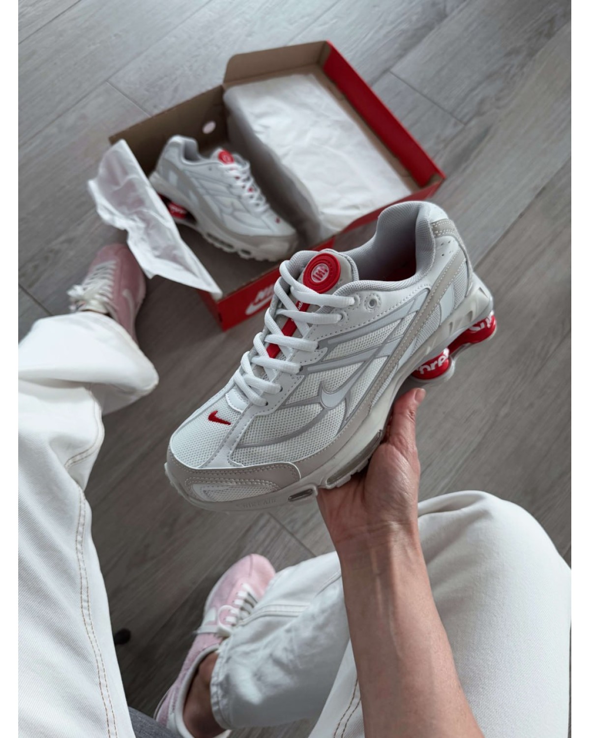 Nike Supreme x Shox Ride 2 'White'