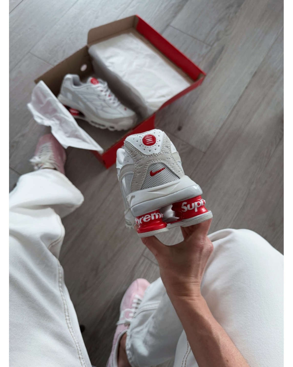 Nike Supreme x Shox Ride 2 'White'
