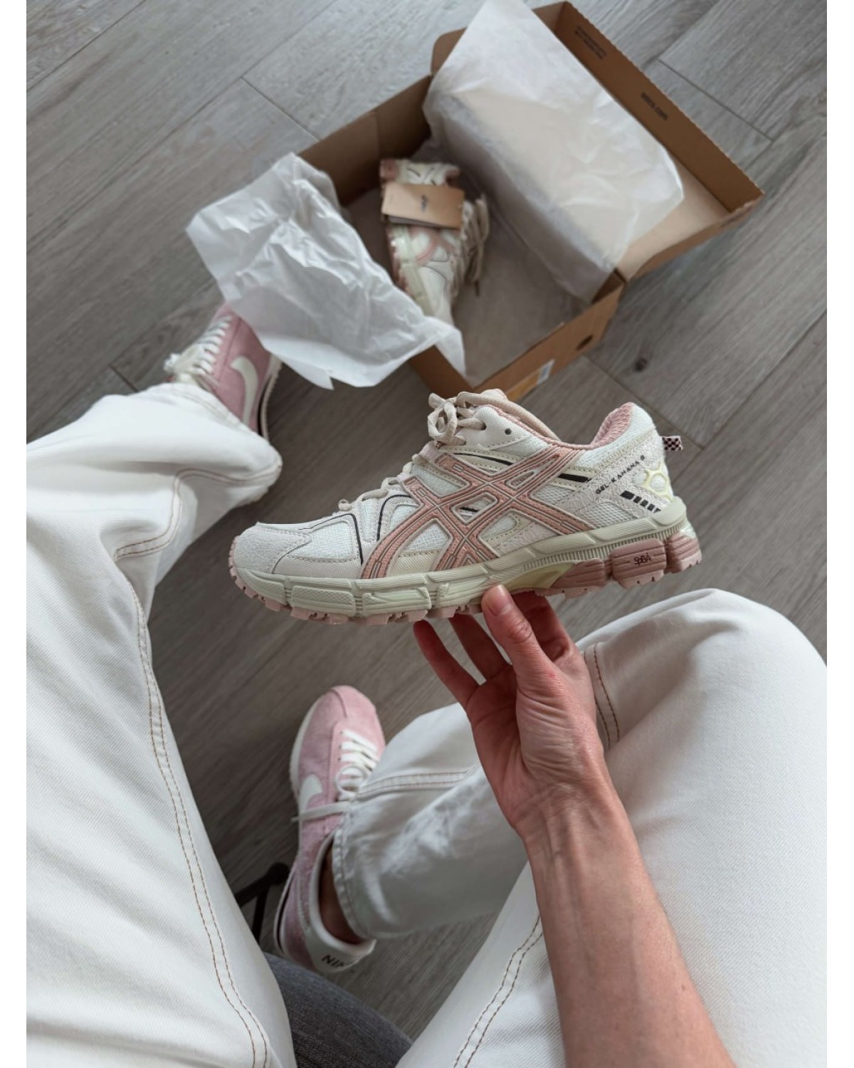 Asics Wmns Gel Kahana 8 White Pink