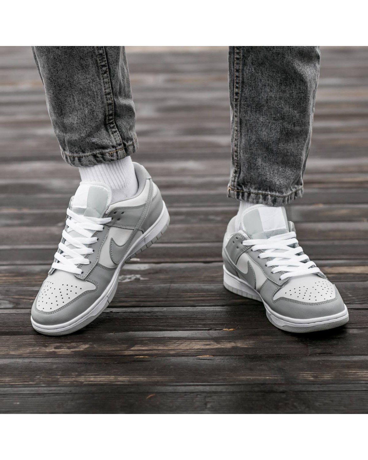 Nike SB Dunk White\Grey