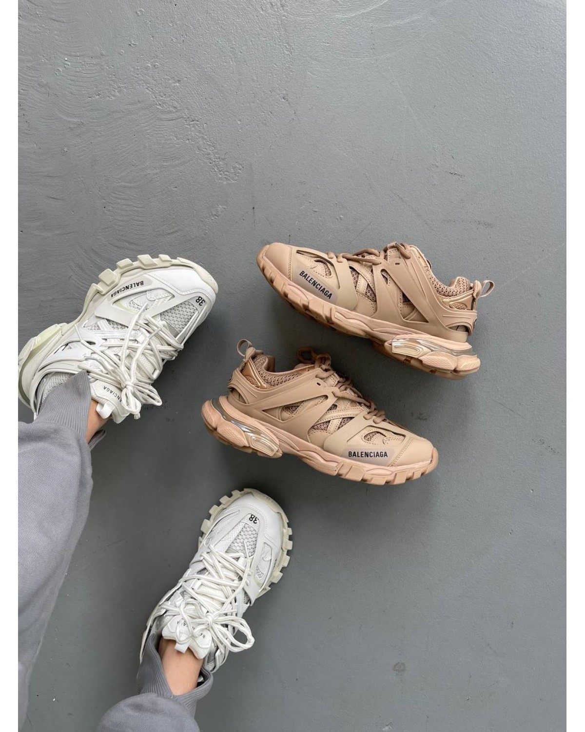 Balenciaga Track Beige