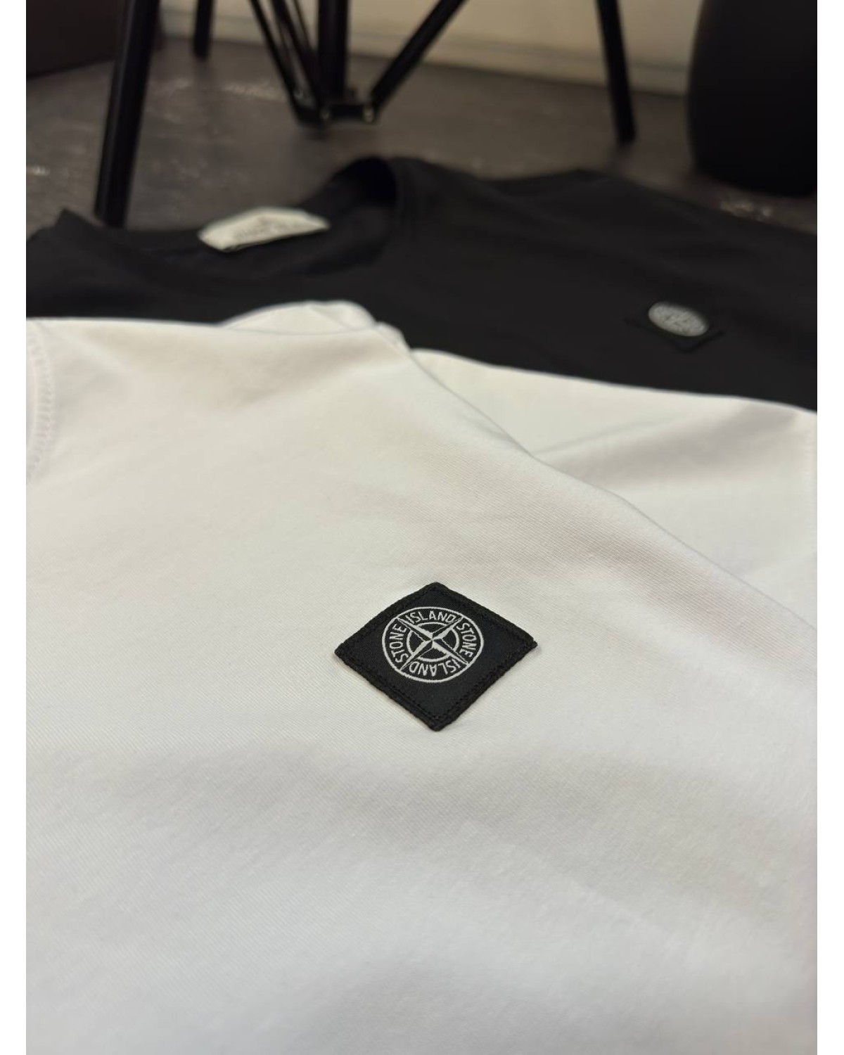 Футболка Stone Island Patch Program біла