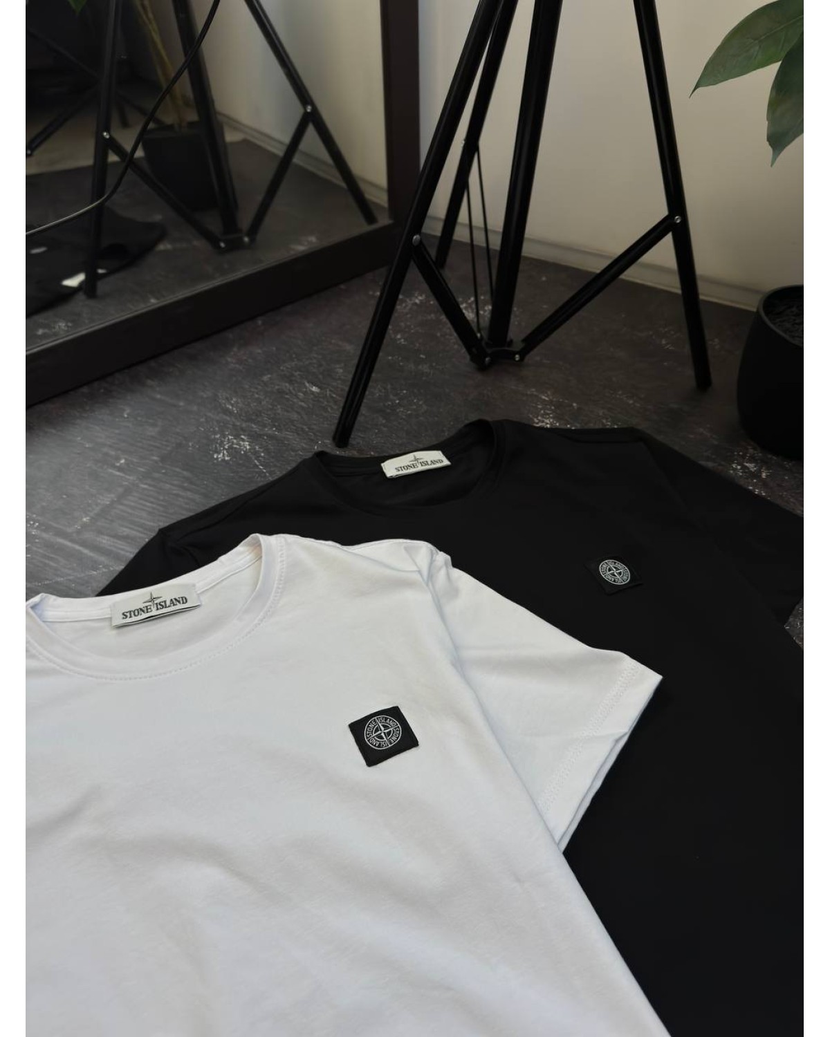Футболка Stone Island Patch Program біла