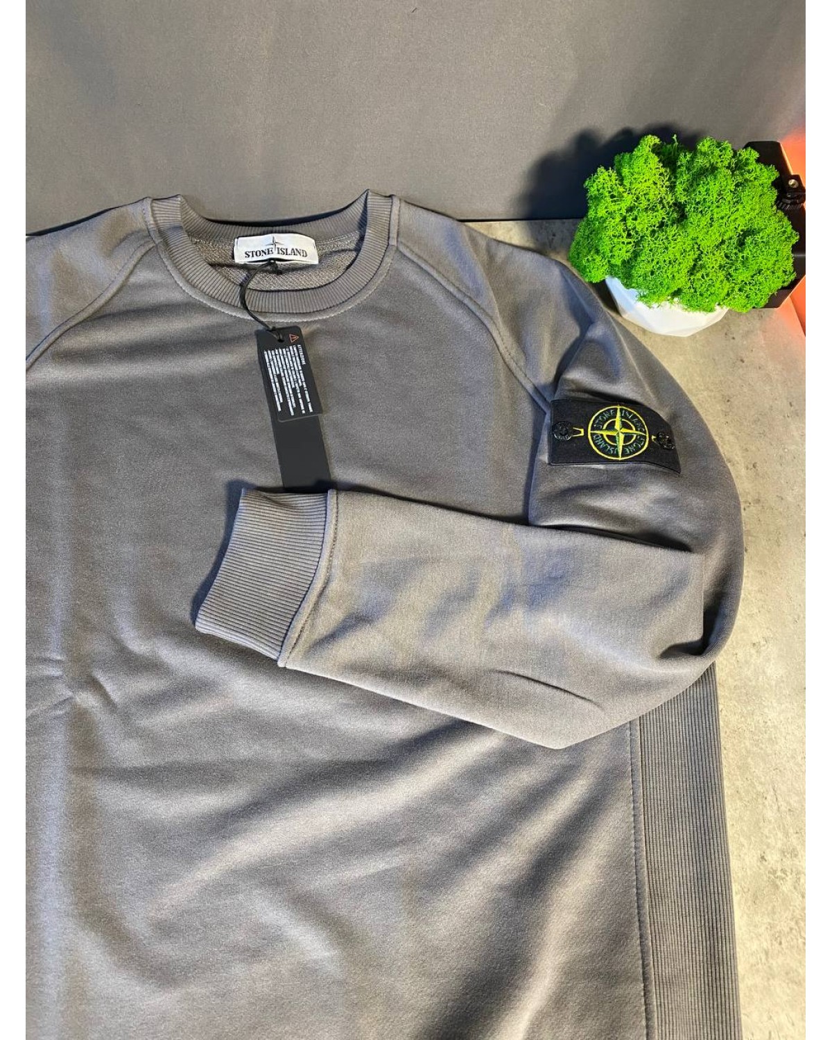 Світшот Stone Island сірий