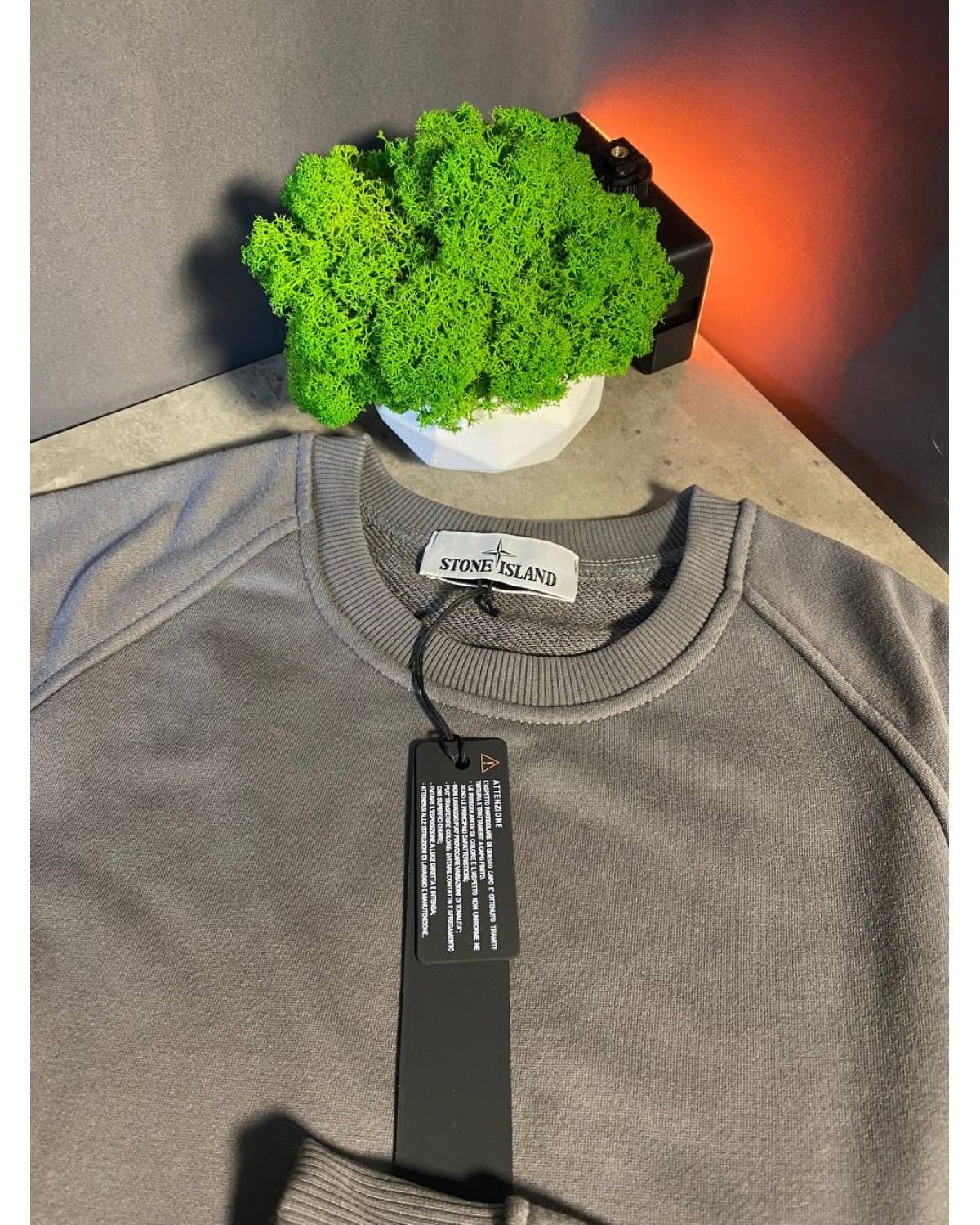 Світшот Stone Island сірий