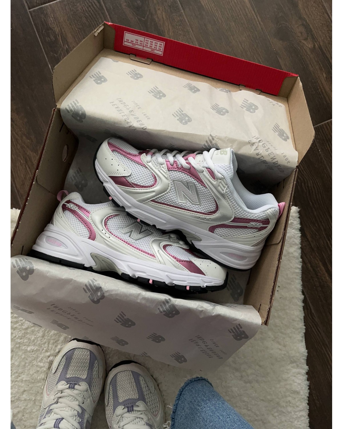 New Balance 530 Pink Metallic