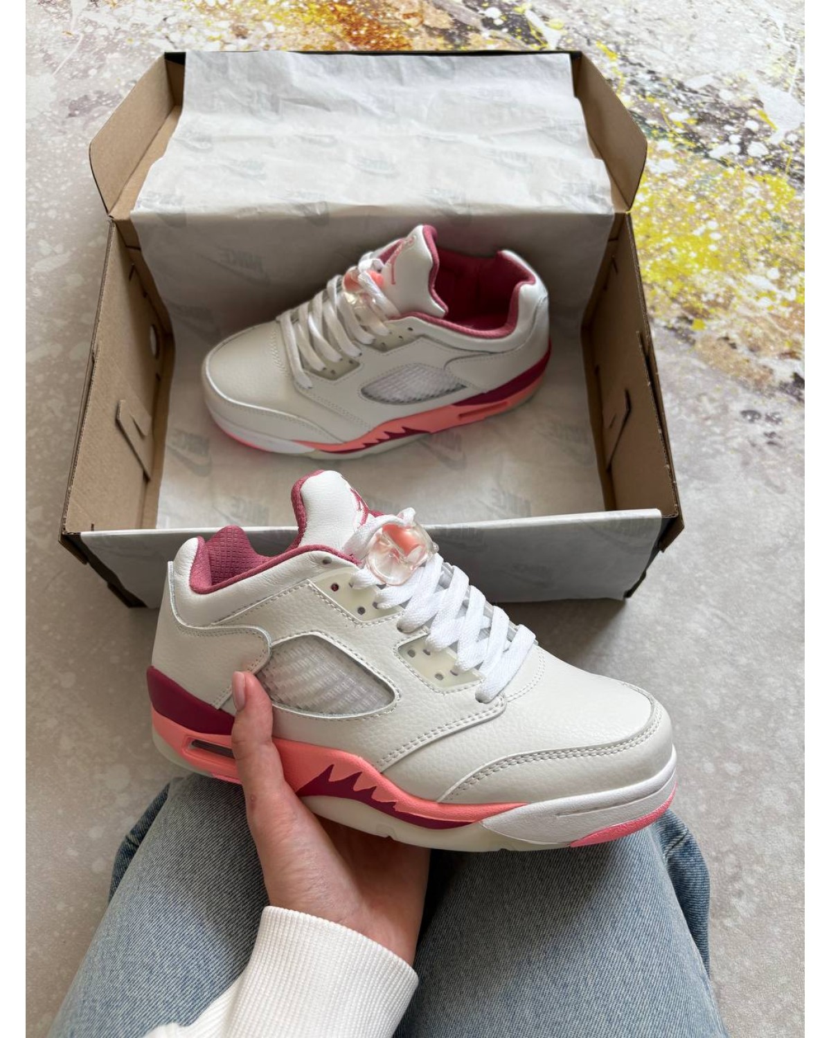 Jordan 5 Retro Low Desert Berry