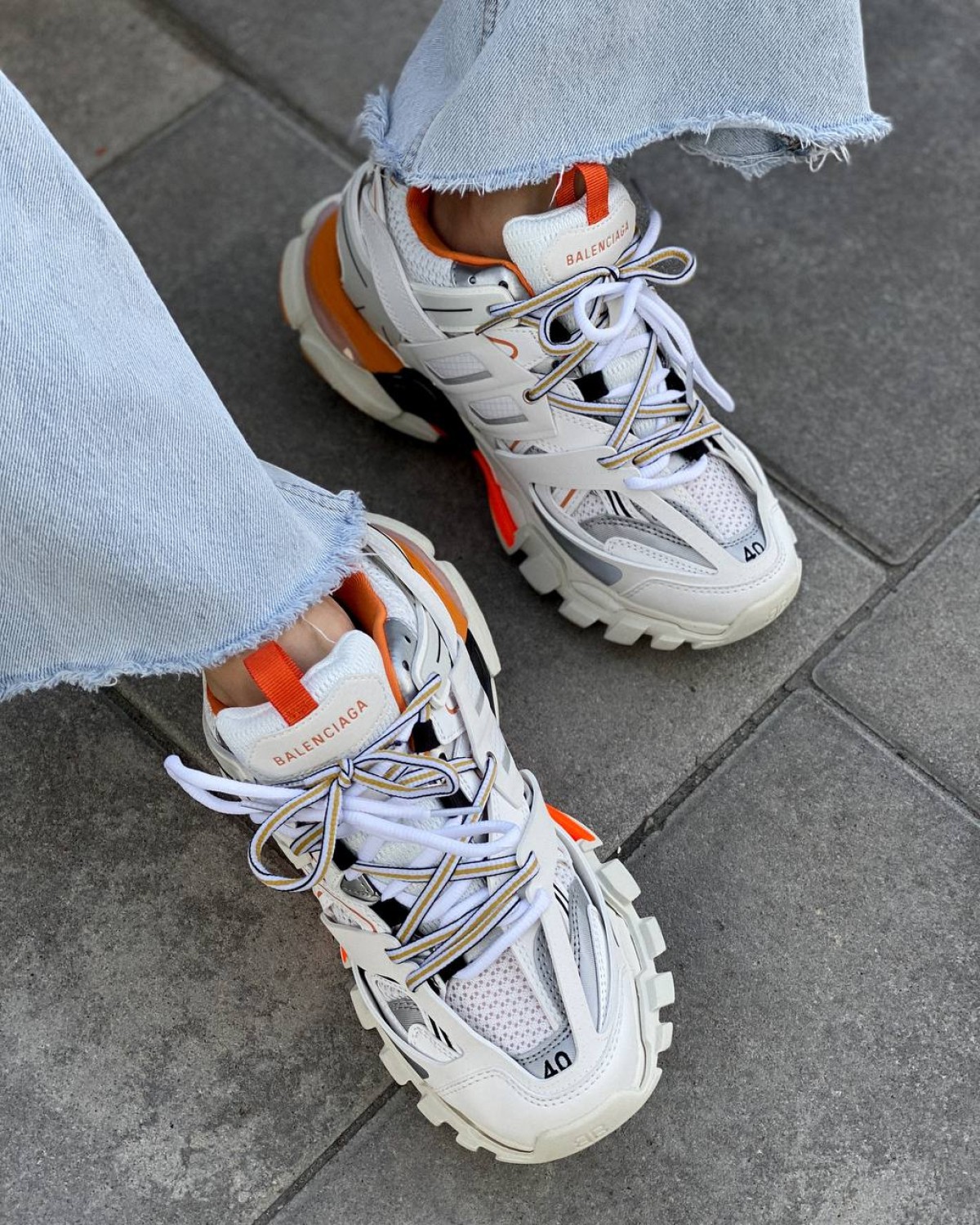 Balenciaga Track 3.0 White/Orange