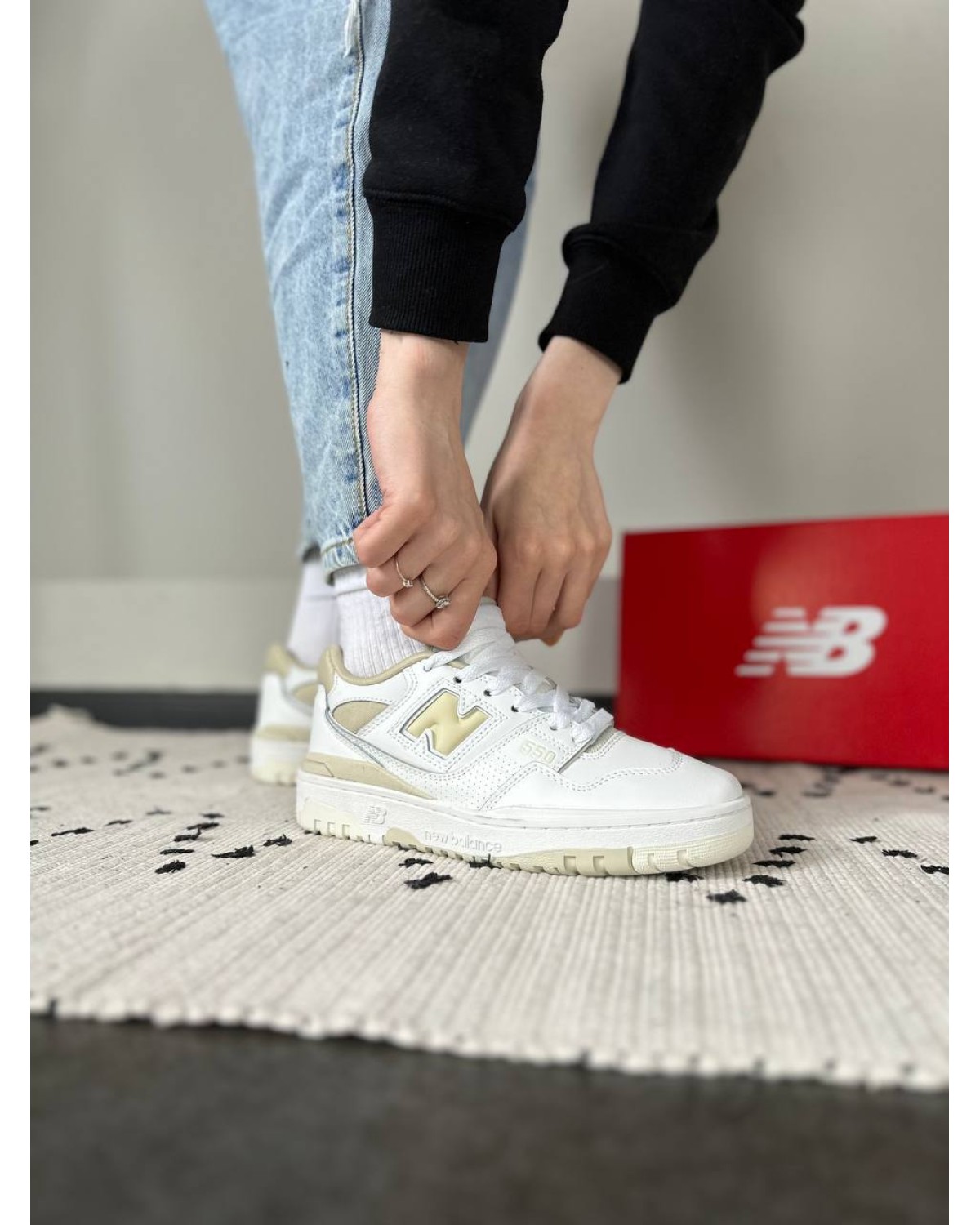 New Balance 550 Silver Birch