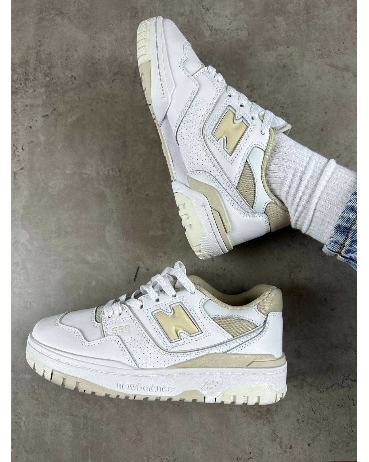 New Balance 550 Silver Birch