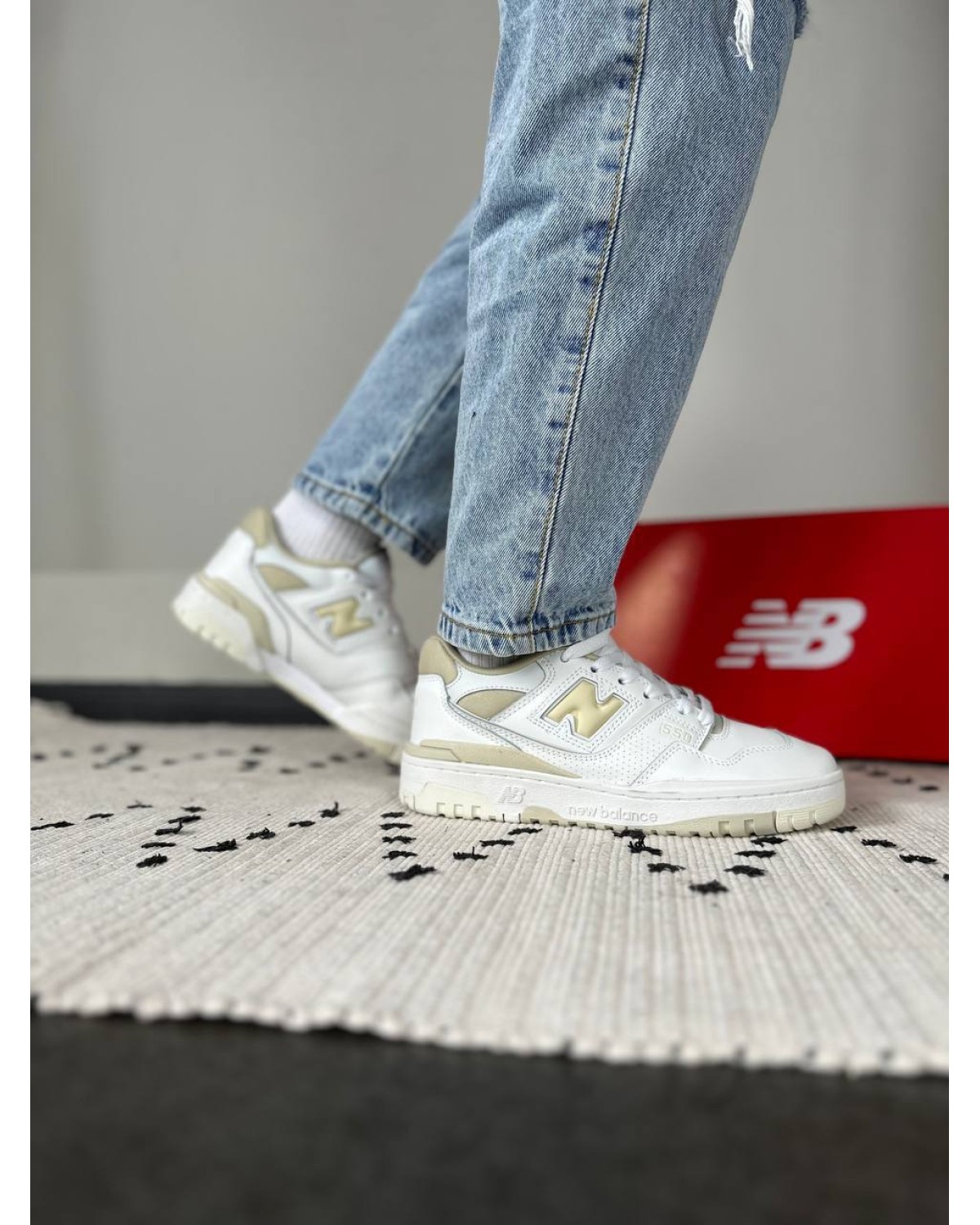 New Balance 550 Silver Birch