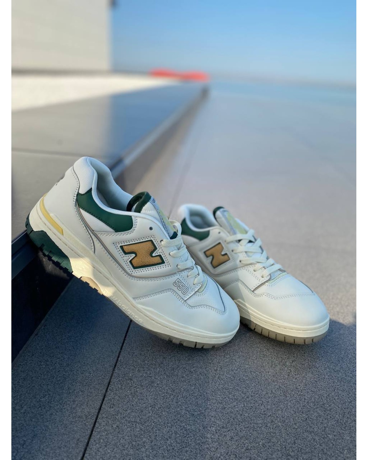 New Balance 550 Aime Leon Dore Natural Green
