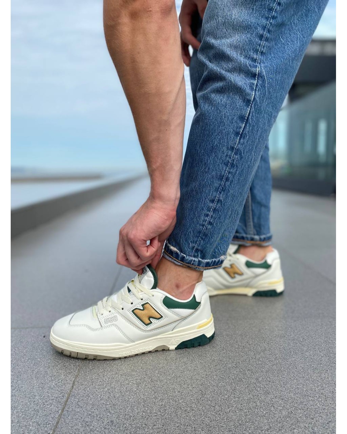 New Balance 550 Aime Leon Dore Natural Green